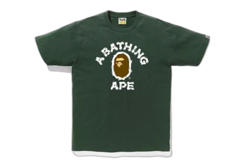BAPE Brush College Tee (SS20) Green