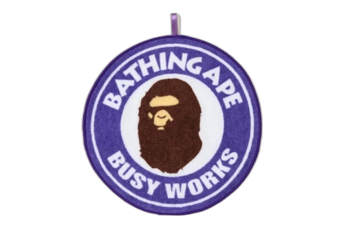 BAPE Busy Works Hand Towel Purple