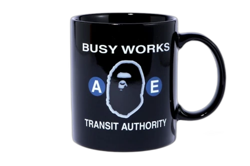 BAPE Busy Works Mug Black
