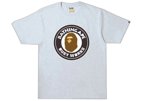 BAPE Busy Works Tee Gray
