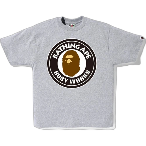 BAPE Busy Works Tee Gray