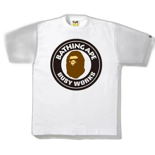 BAPE Busy Works Tee Tee White