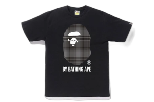 BAPE Check By Bathing Ape Tee Black/Black