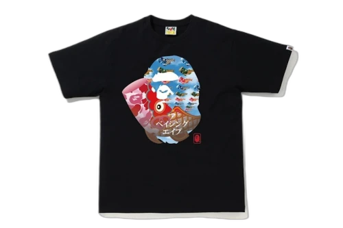 BAPE Children's Day Tee Black/Pink