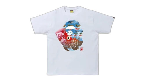 BAPE Children's Day Tee (SS20) White/Pink/Blue