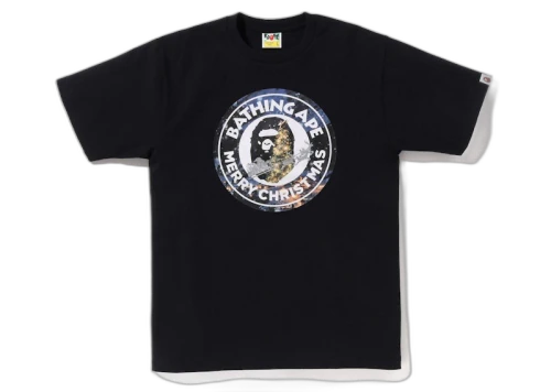BAPE Christmas Busy Works Tee (FW22) Black