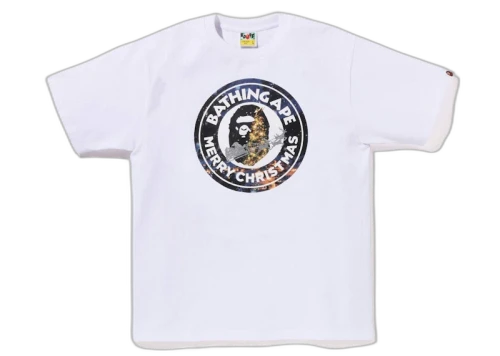 BAPE Christmas Busy Works Tee (FW22) White