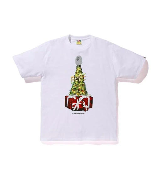 BAPE Christmas Tree Tee White