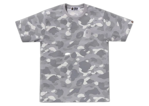 BAPE City Camo Large Ape Head Tee Grey