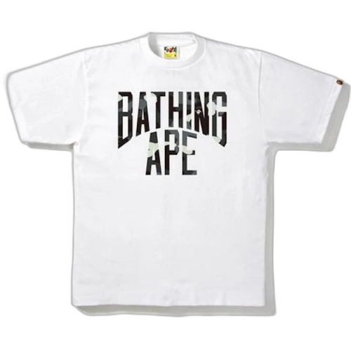 BAPE City Camo NYC Logo Tee White/Black