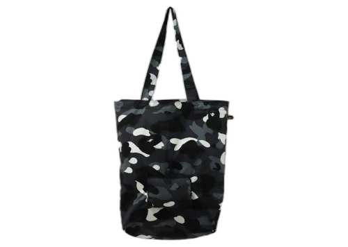 BAPE City Camo Online Exclusive Packable Tote Bag (FW21) Black