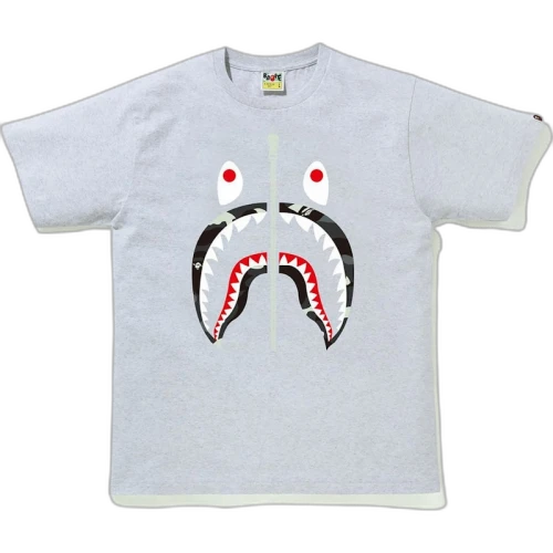 BAPE City Camo Shark Tee Gray/Black Camo
