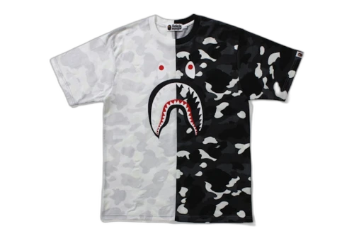 BAPE City Camo Shark Tee White