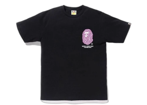 BAPE City New York Ape Head Tee Black