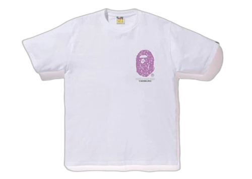 BAPE City New York Ape Head Tee White