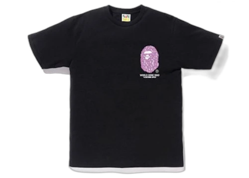 BAPE City New York Milo Tee Black