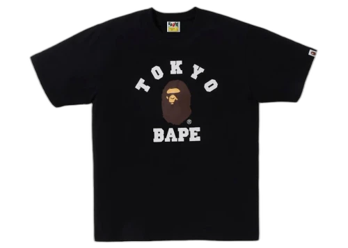 BAPE City Tokyo College Tee (SS23) Black