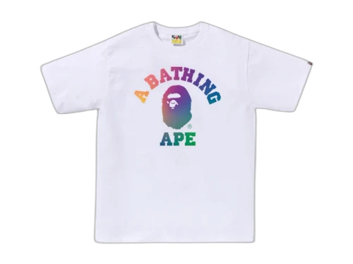 BAPE College Gradation BAPEC Tee (JP Online Exclusive) White