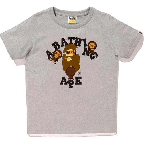 BAPE College Milo Tee Tee (Ladies) Gray