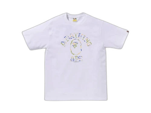 BAPE College New Jersey Exclusive Tee White
