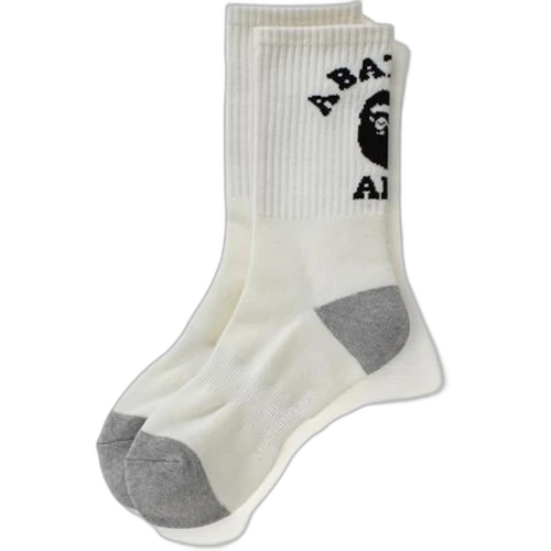 BAPE College Socks Socks White