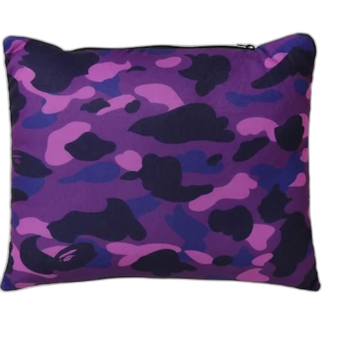 BAPE Color Camo 2Way Neck Pillow Purple