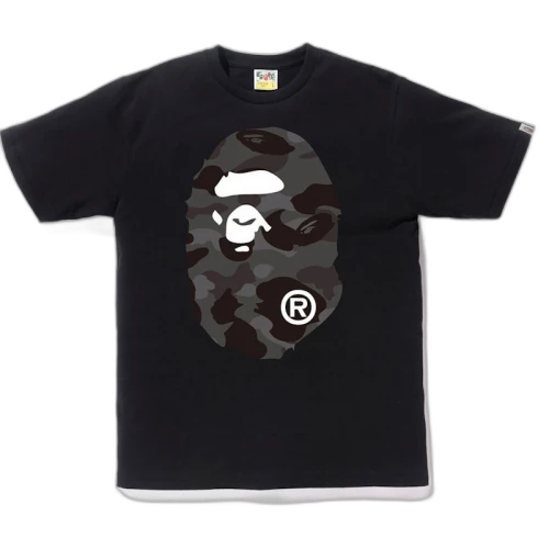 BAPE Color Camo Big Ape Head Tee Black/Black