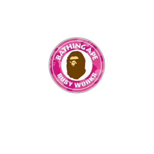BAPE Color Camo Busy Works Tee L Black/Pink
