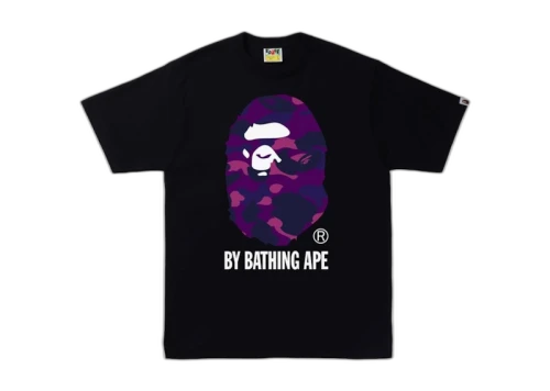 BAPE Color Camo By Bathing Ape Tee Black/Purple