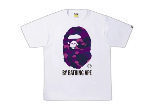 BAPE Color Camo By Bathing Ape Tee White/Purple