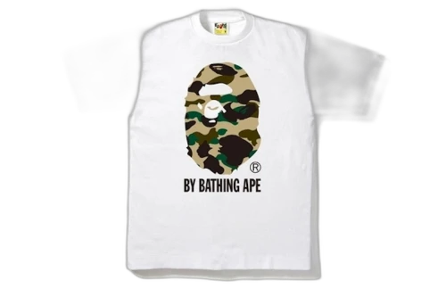 BAPE Color Camo By Bathing Tee White/Yellow