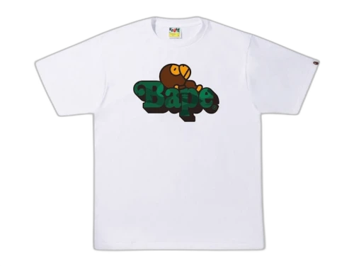 BAPE Color Camo C Milo On BAPE Tee (SS25) White/Green