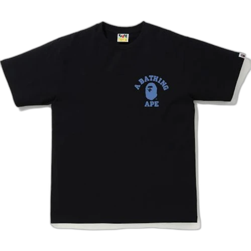 BAPE Color Camo College ATS Tee Black/Navy