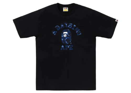 BAPE Color Camo College Tee (SS24) Black/Navy