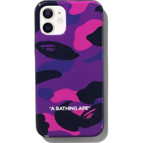 BAPE Color Camo iPhone 12 Mini Case Purple