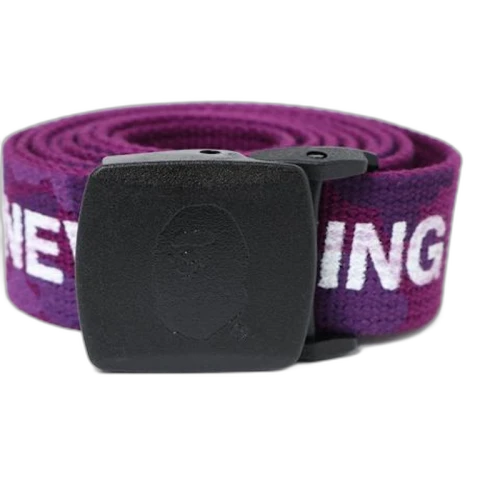 BAPE Color Camo Logo Gi Belt Belt Purple
