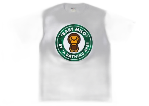 BAPE Color Camo Milo Busy Works Tee White/Green