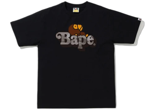 BAPE Color Camo Milo on Bape Tee Black/Gray