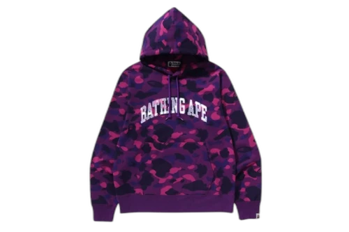BAPE Color Camo Pullover Hoodie (SS25) Purple