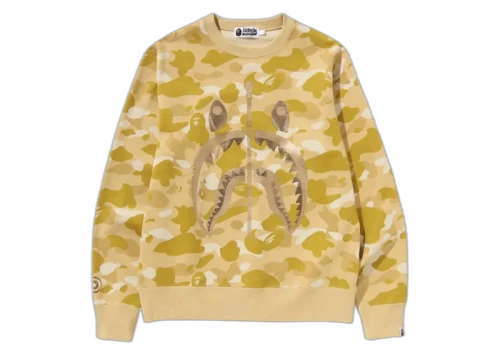 BAPE Color Camo Shark Crewneck (SS24) Yellow