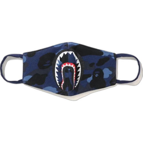 BAPE Color Camo Shark Mask Navy