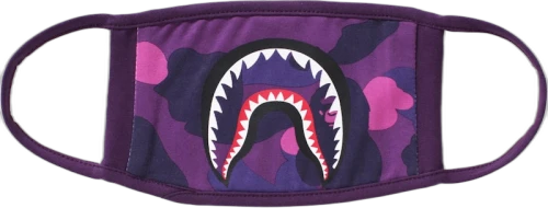 BAPE Color Camo Shark Mask Purple