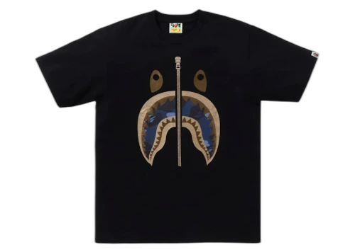 BAPE Color Camo Shark Tee (SS24) Black/Navy