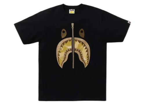 BAPE Color Camo Shark Tee (SS24) Black/Yellow