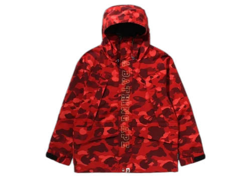 BAPE Color Camo Snowboard Jacket (SS24) Red
