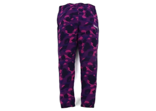 BAPE Color Camo Sweat Pants (FW21) Purple