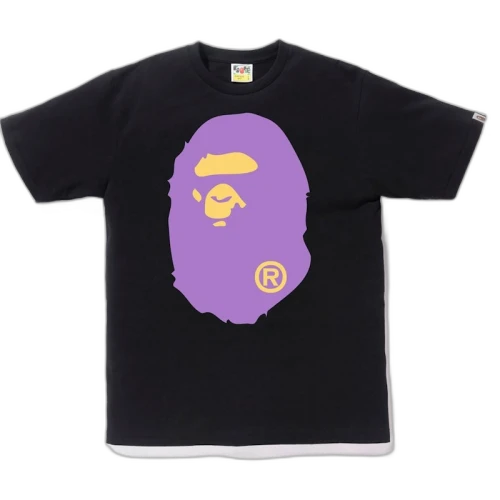 BAPE Colors Big Ape Head Tee (SS19) Black