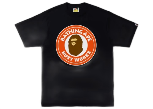 BAPE Colors Busy Works Tee Black
