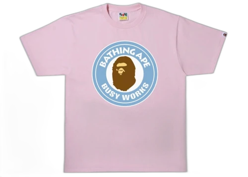 BAPE Colors Busy Works Tee Pink
