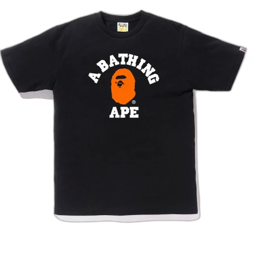 BAPE Colors College Tee Black